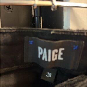 PAIGE Women's Black Jeans